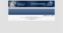Desktop Screenshot of ciyt.uaz.edu.mx