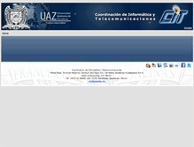 Tablet Screenshot of ciyt.uaz.edu.mx