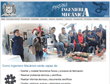 Tablet Screenshot of mecanica.uaz.edu.mx
