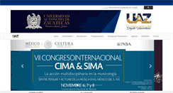 Desktop Screenshot of musica.uaz.edu.mx