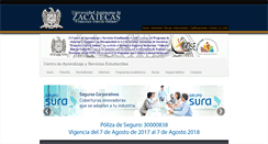 Desktop Screenshot of case.uaz.edu.mx